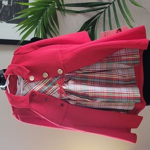 Holiday dress and coat